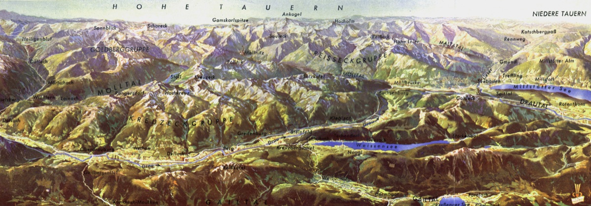 Drautal with the Reisseck and Kreuzeck Groups