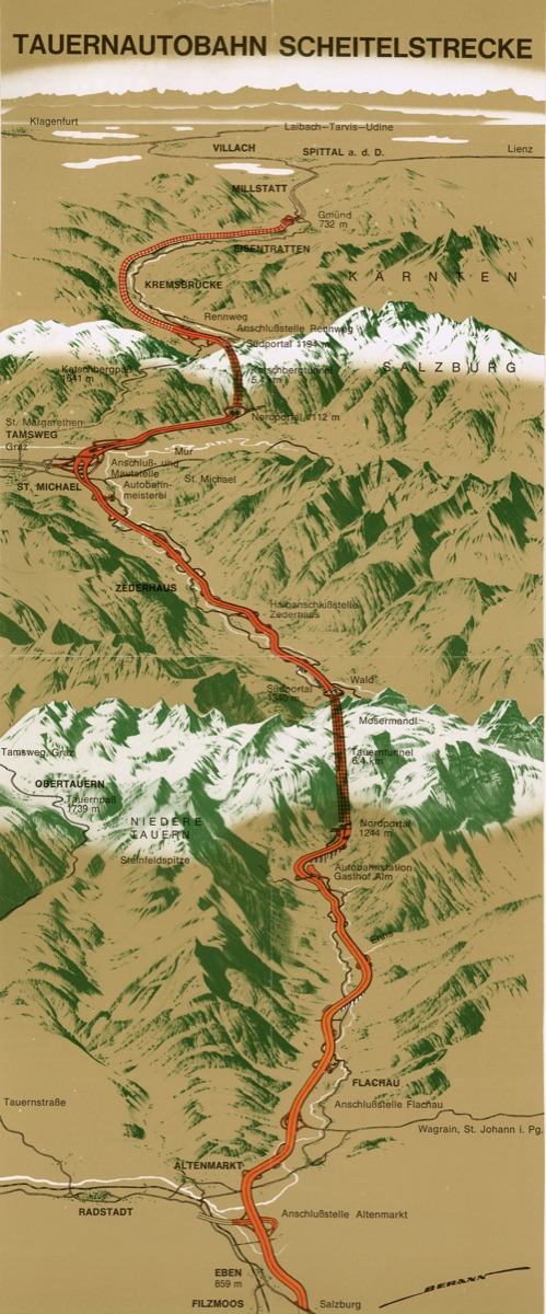 Tauern Motorway, Summit Section