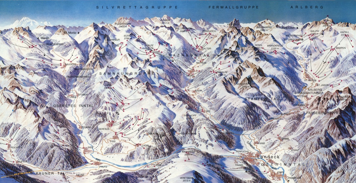 Arlberg Paznaun Oberinntal  Winter   New Version