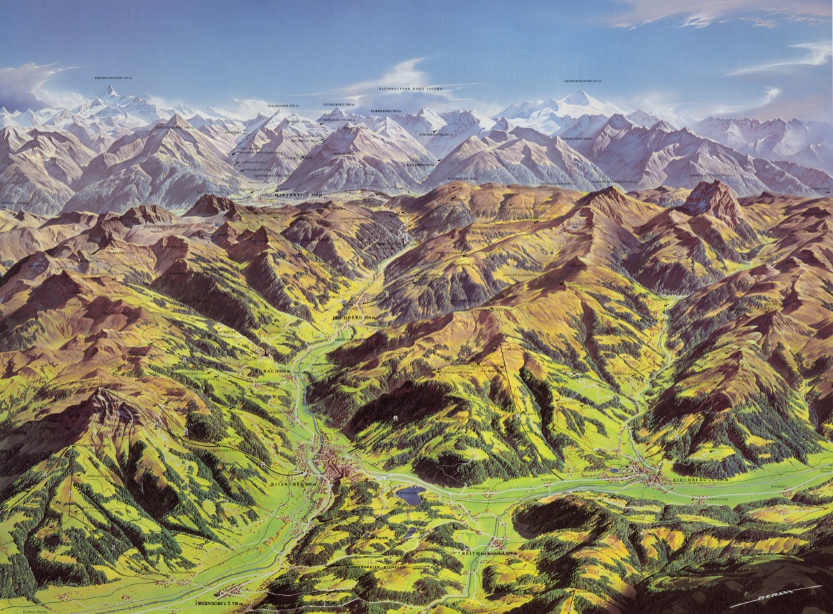 Kitzbühel Hiking Map