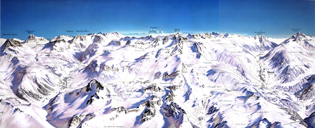 Arlberg: Zürs, Lech, St. Anton / Winter