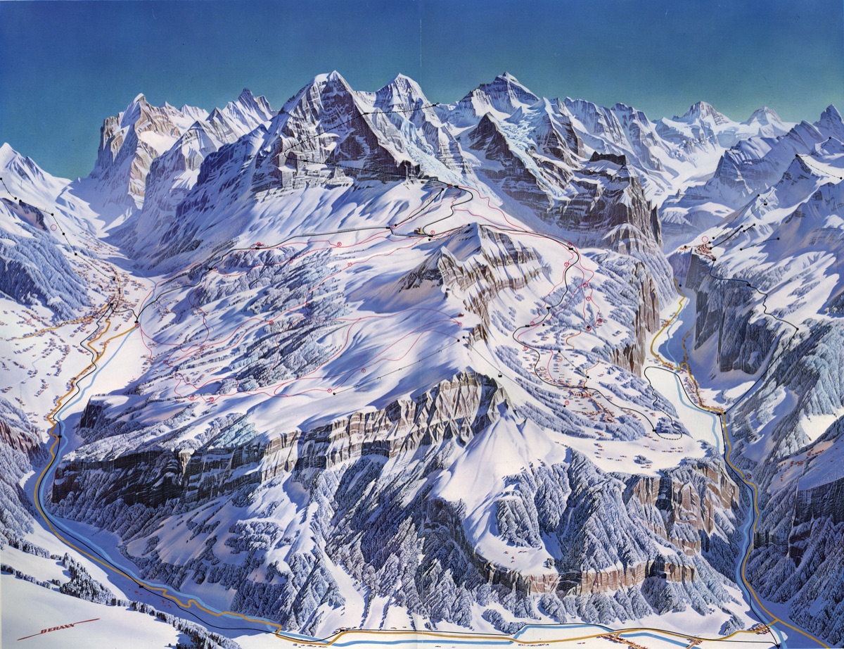 Jungfraubahn, Winter