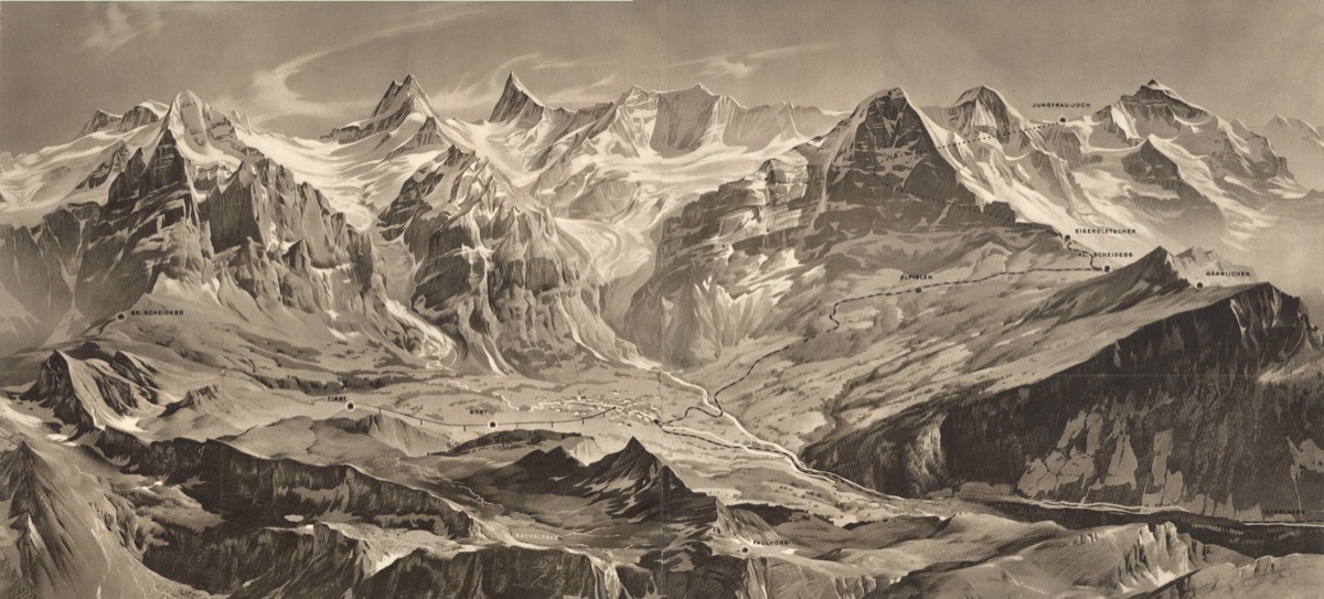 Grindelwald, Summer (Intaglio)