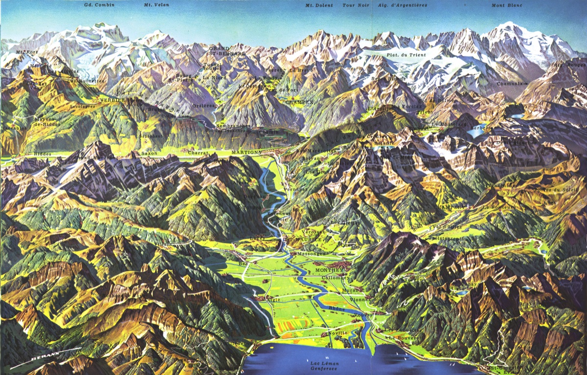 Wallis, Lake Geneva to Martigny / Summer