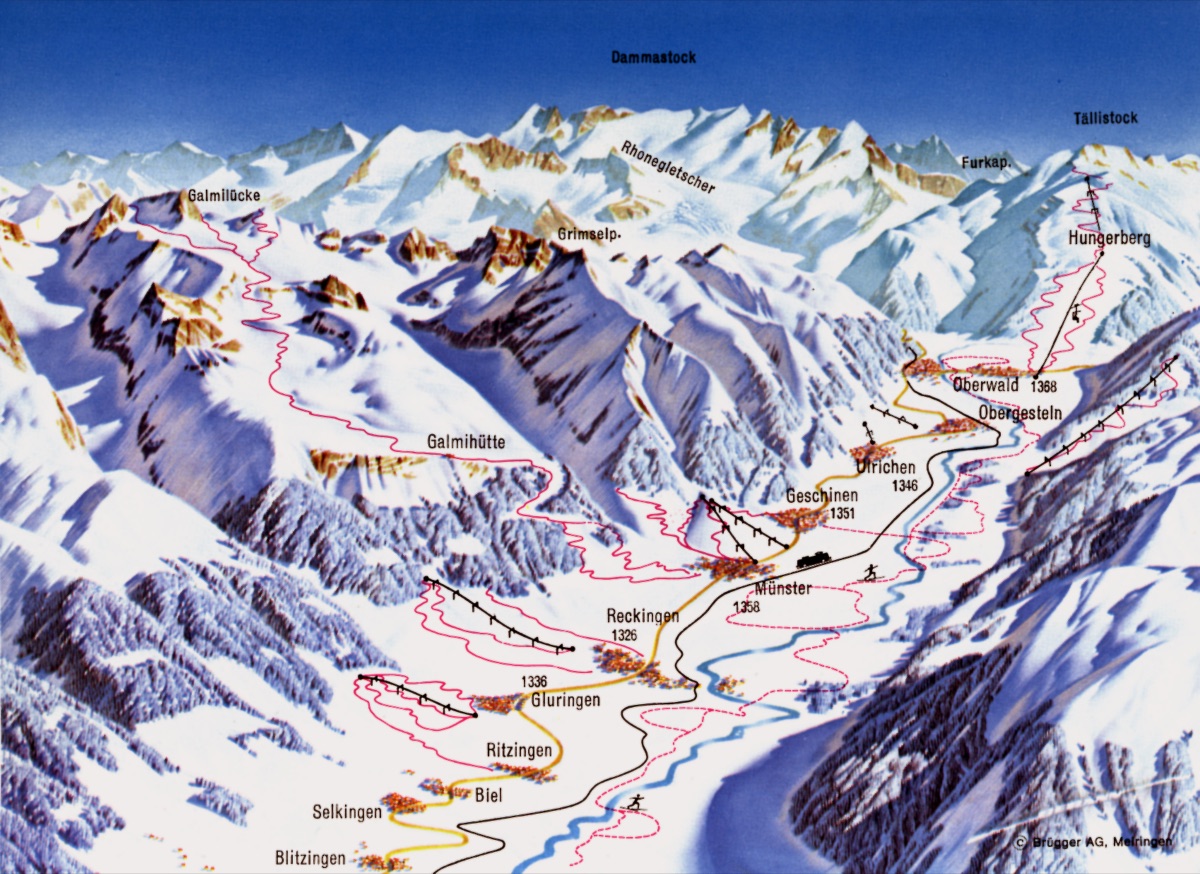 Münster, Upper Valais to Grimsel and Furka / Winter 4