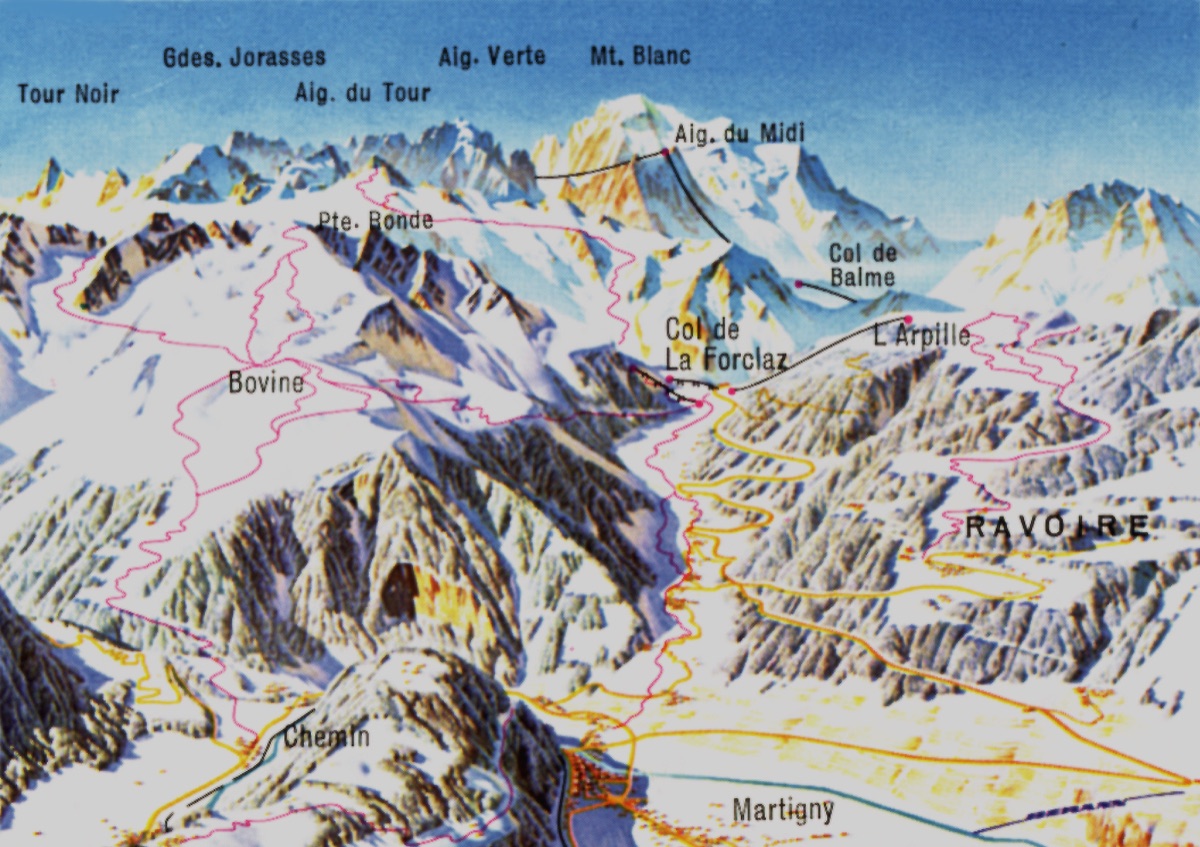 Martigny, Ravoire, Col de lda Forclaz / Wallis Winter 2