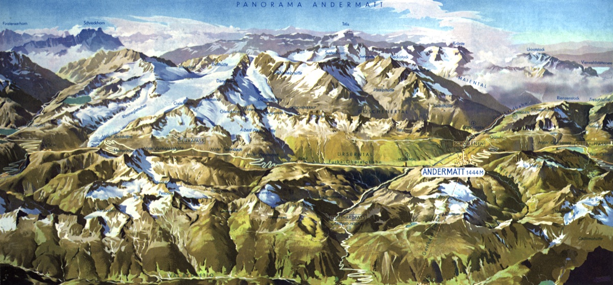 Andermatt and its Passes