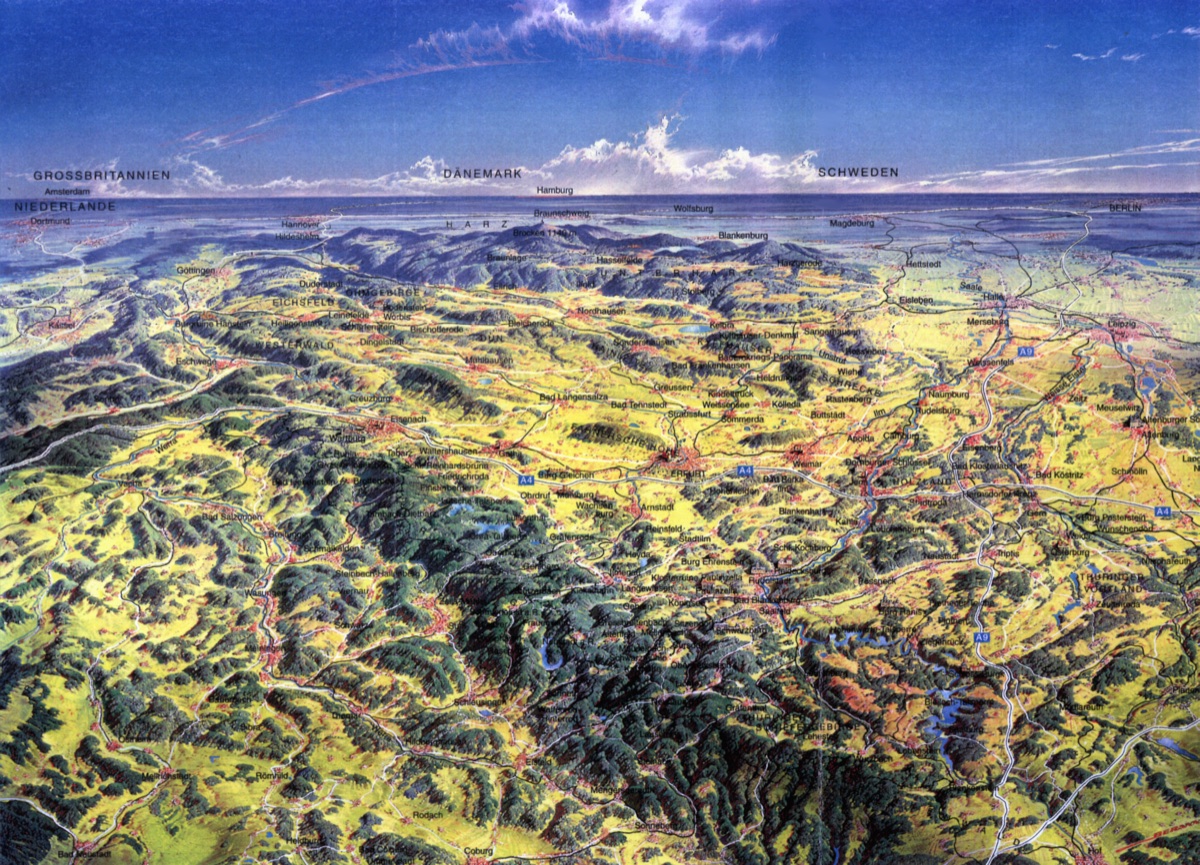 Thuringian Forest and Harz