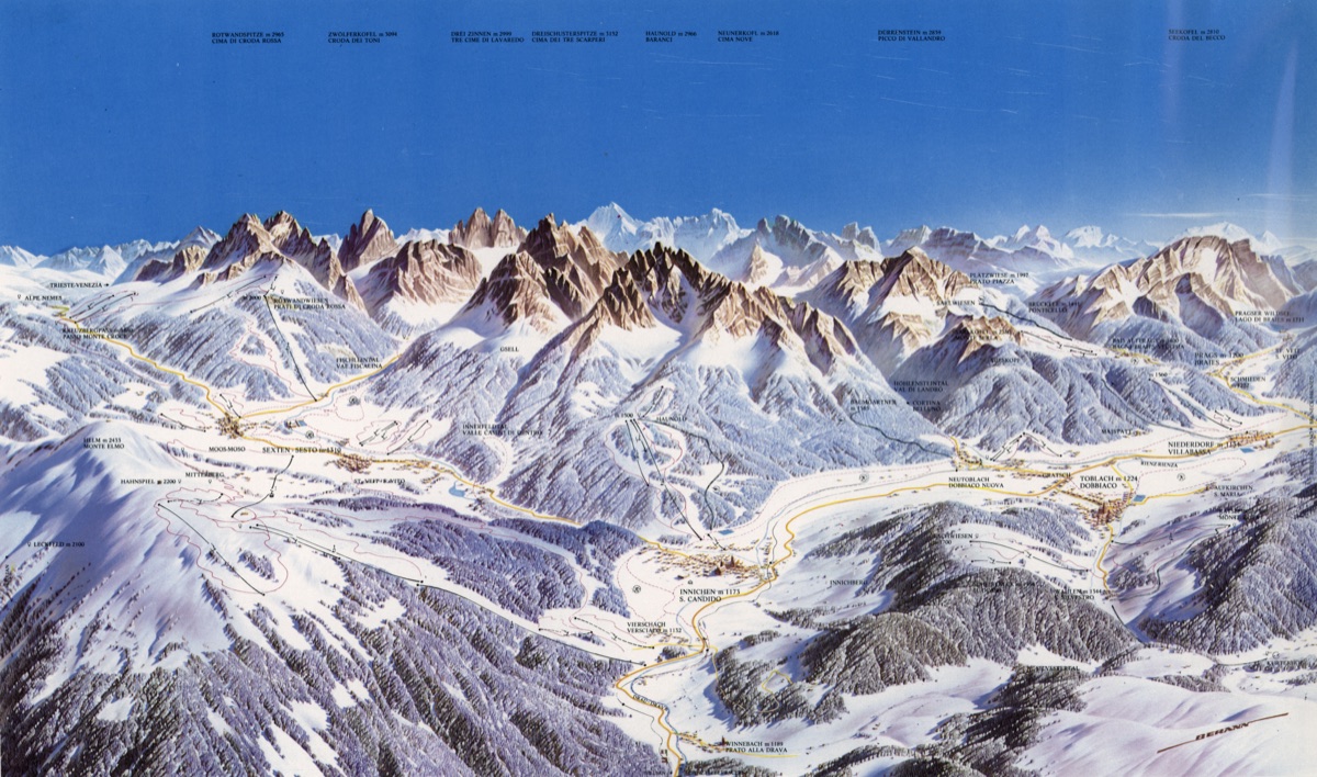 Sexten - Innichen - Toblch / Winter