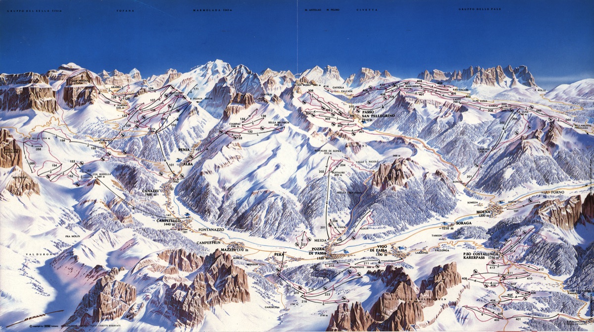 Fassatal   Fassa, Val di   Winter