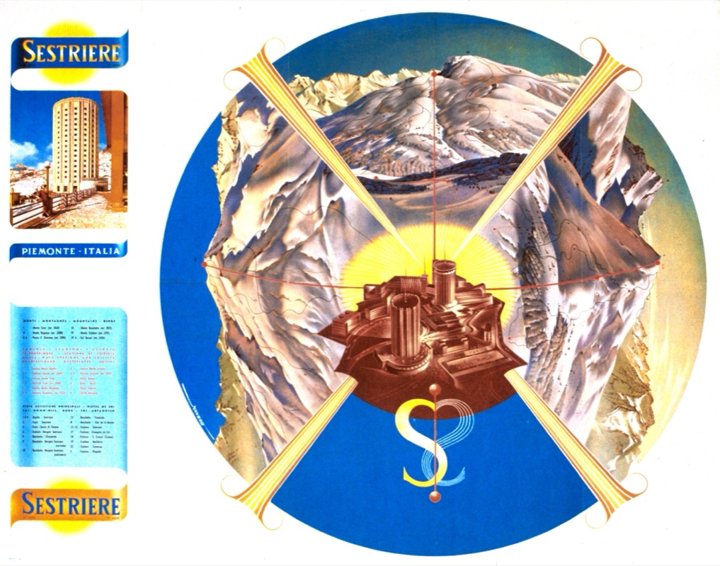 Sestriere  Panoramaplakat