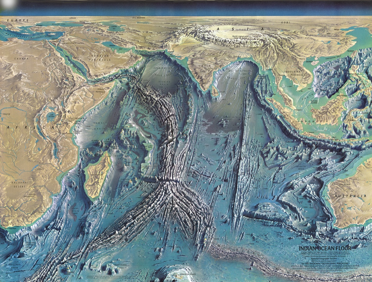 Ocean Floor: Indian Ocean