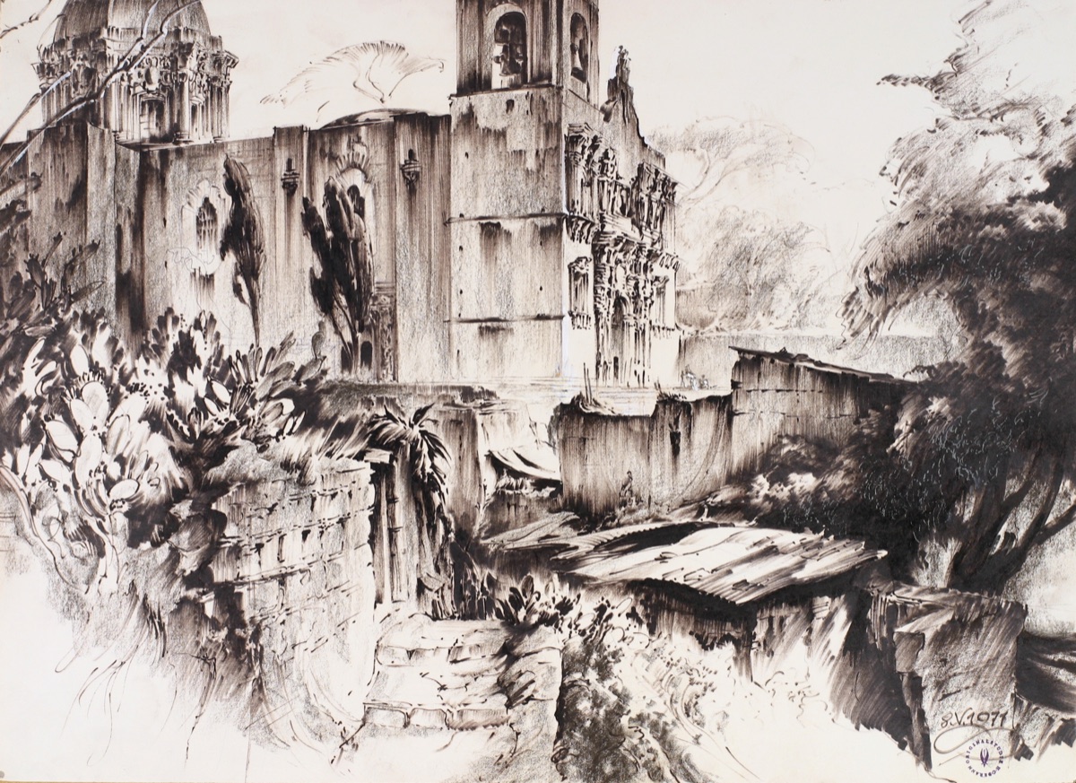 Guanajuato, Church near a Mine