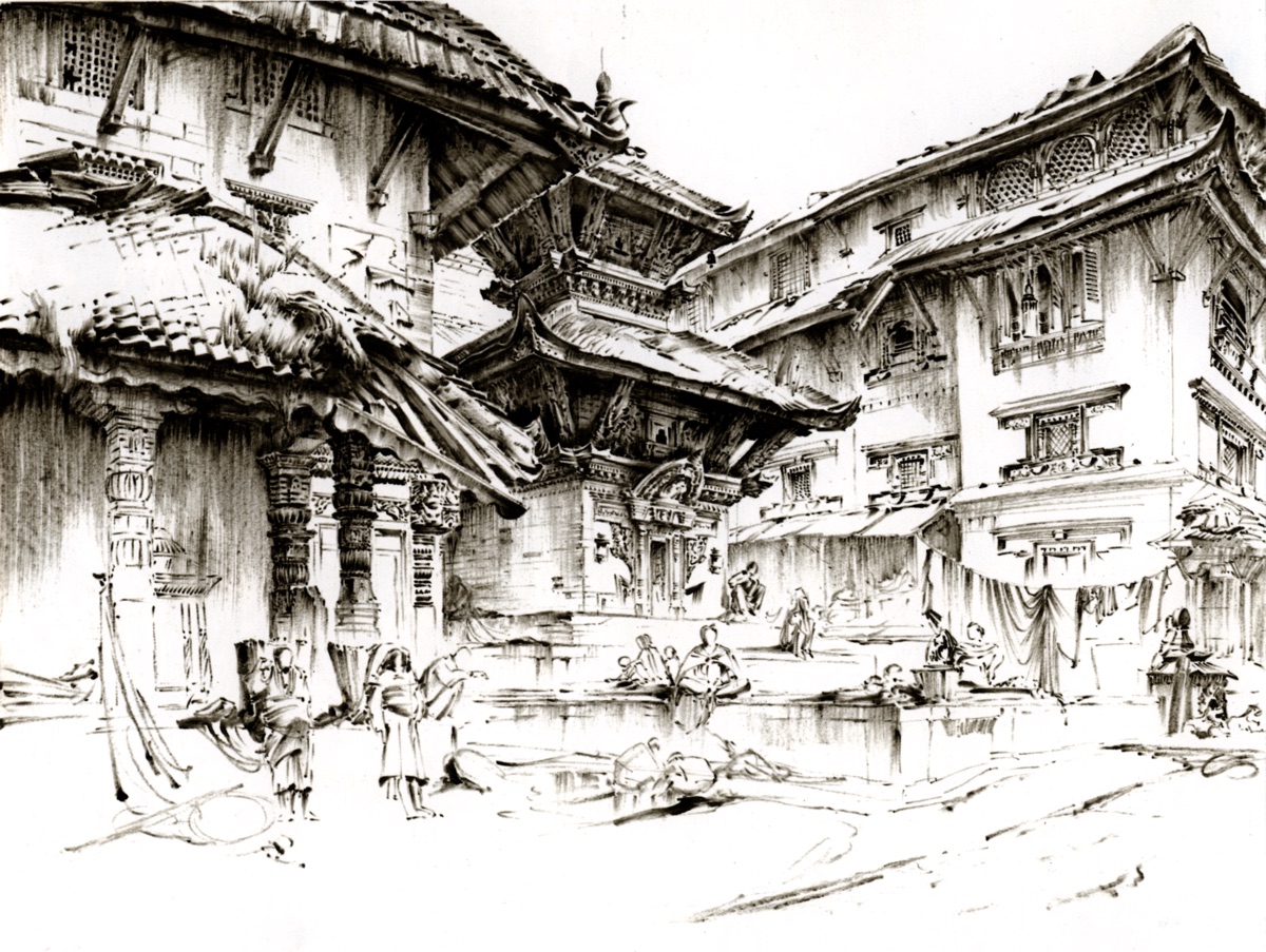 Pagodas in Kathmandu