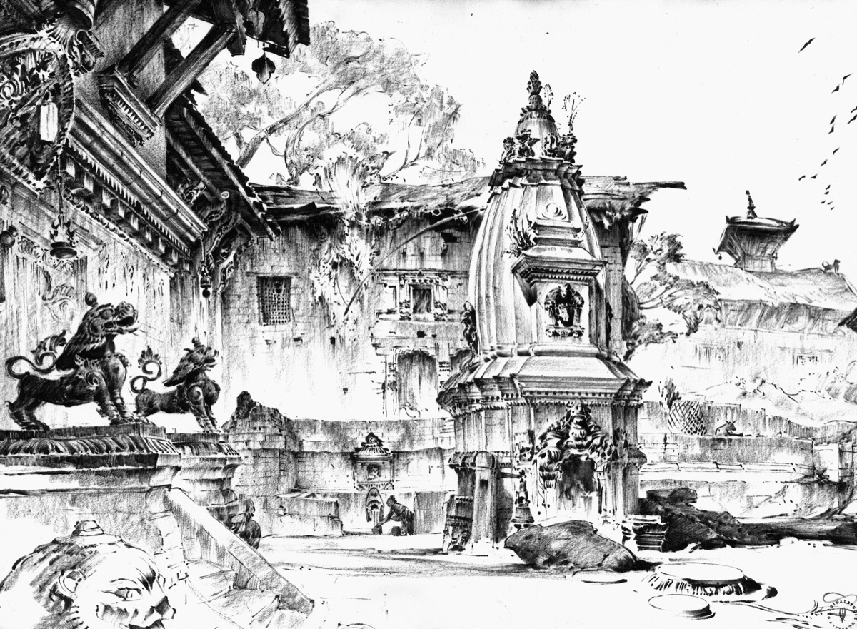 Bhaktapur, Pagoda and Stupa