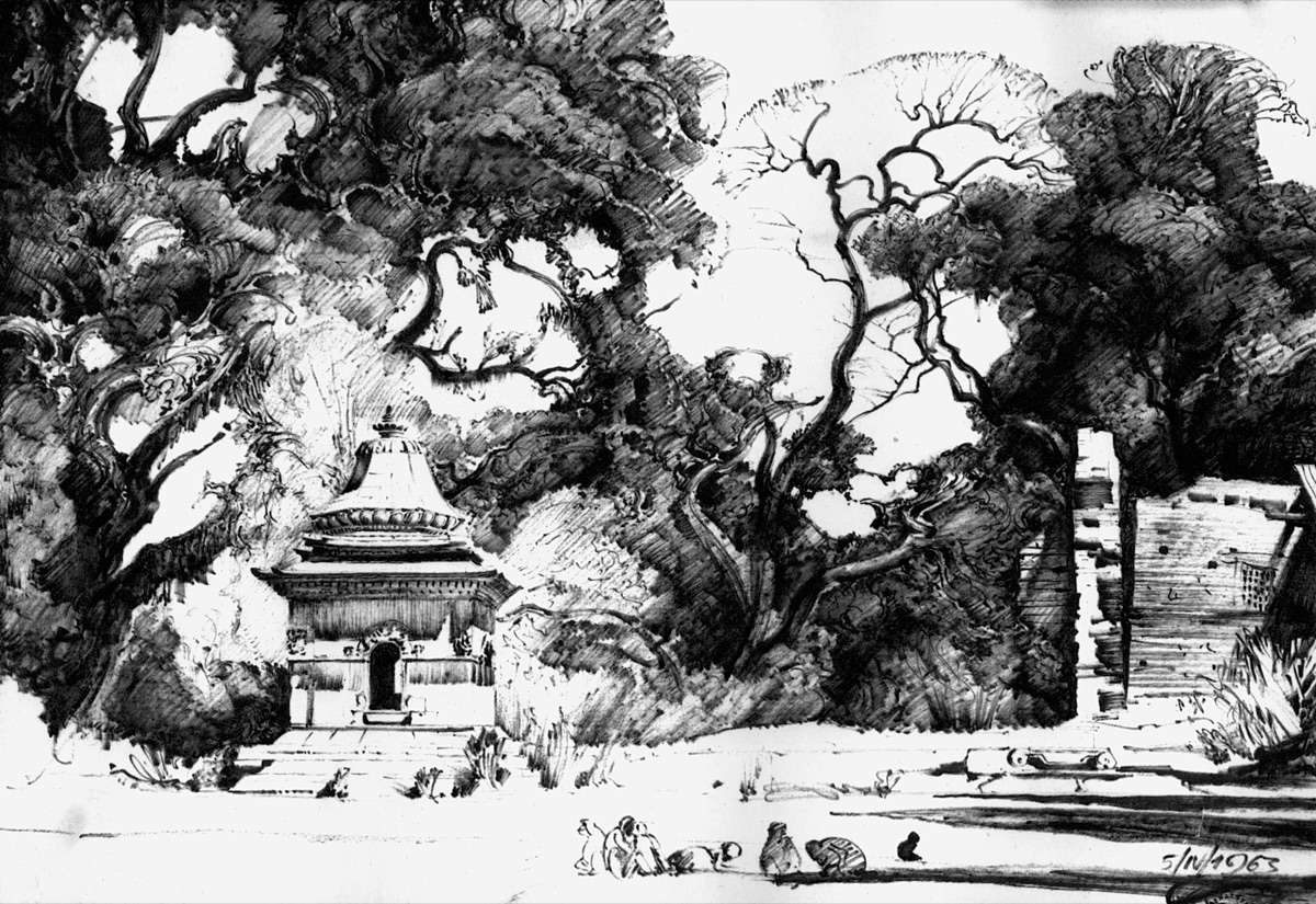 Hindu Temple by the River