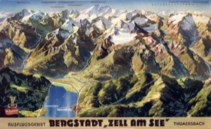 Zell am See with Glockner Group