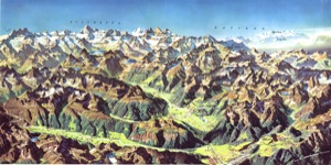 Montafon with Silvretta and Rhätikon