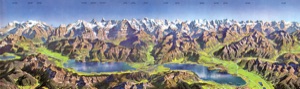 Bernese Oberland, Jungfrau Group, Summer 3rd Version