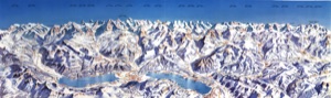 Berner Oberland,  Jungfraugruppe, Winter
