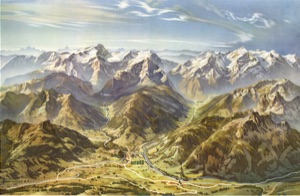 Gstaad, Summer Panorama