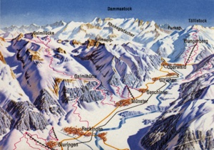 Münster, Upper Valais to Grimsel and Furka / Winter 2