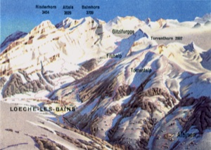 Leukerbad Loeche-les-Bains / Wallis Winter 1