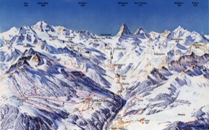 Zermatt Valley with Grächen and Zermatt / Wallis Winter 4