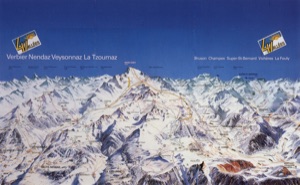 Verbier Nendaz Veysonnaz  La Tzoumaz