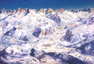 Fiemme, Val di , Obereggen   Winter