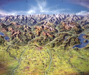 Bergamo, Province of, Tourist Map