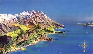 Lake Garda, Malcesine with Monte Baldo