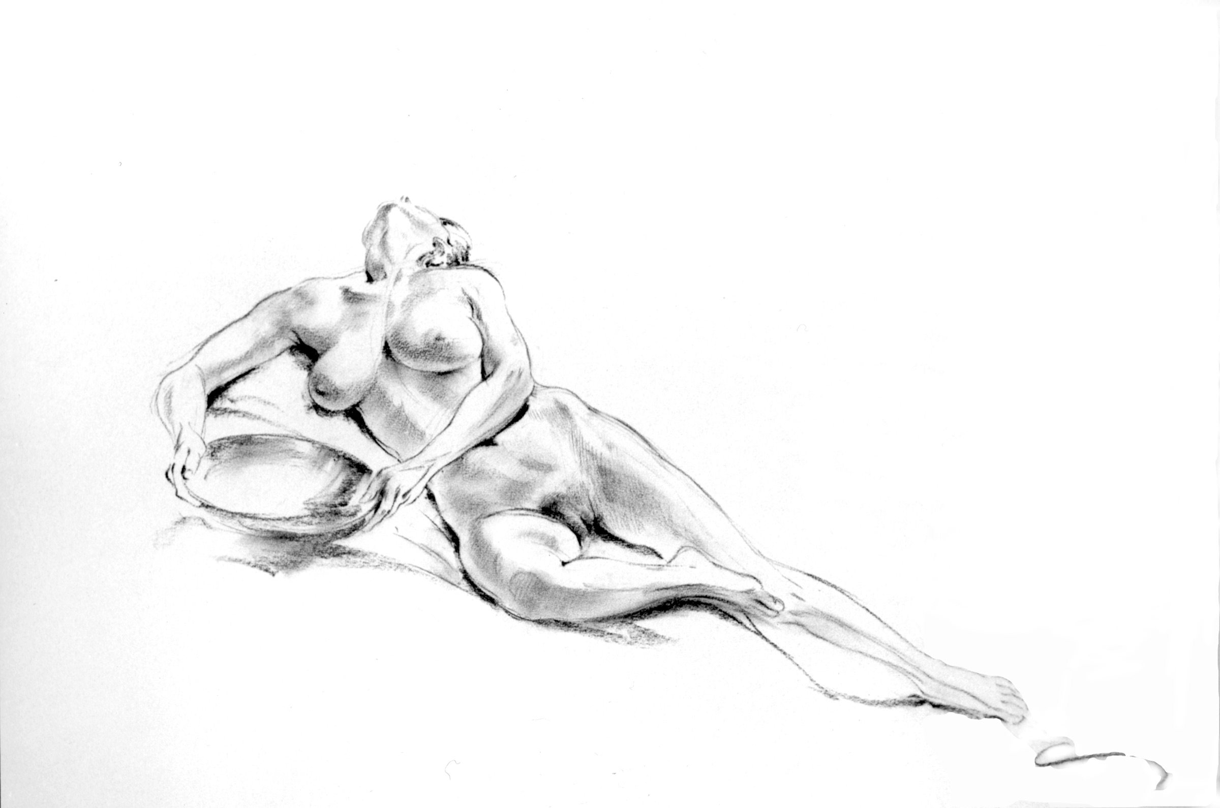 Reclining Woman with Bowl