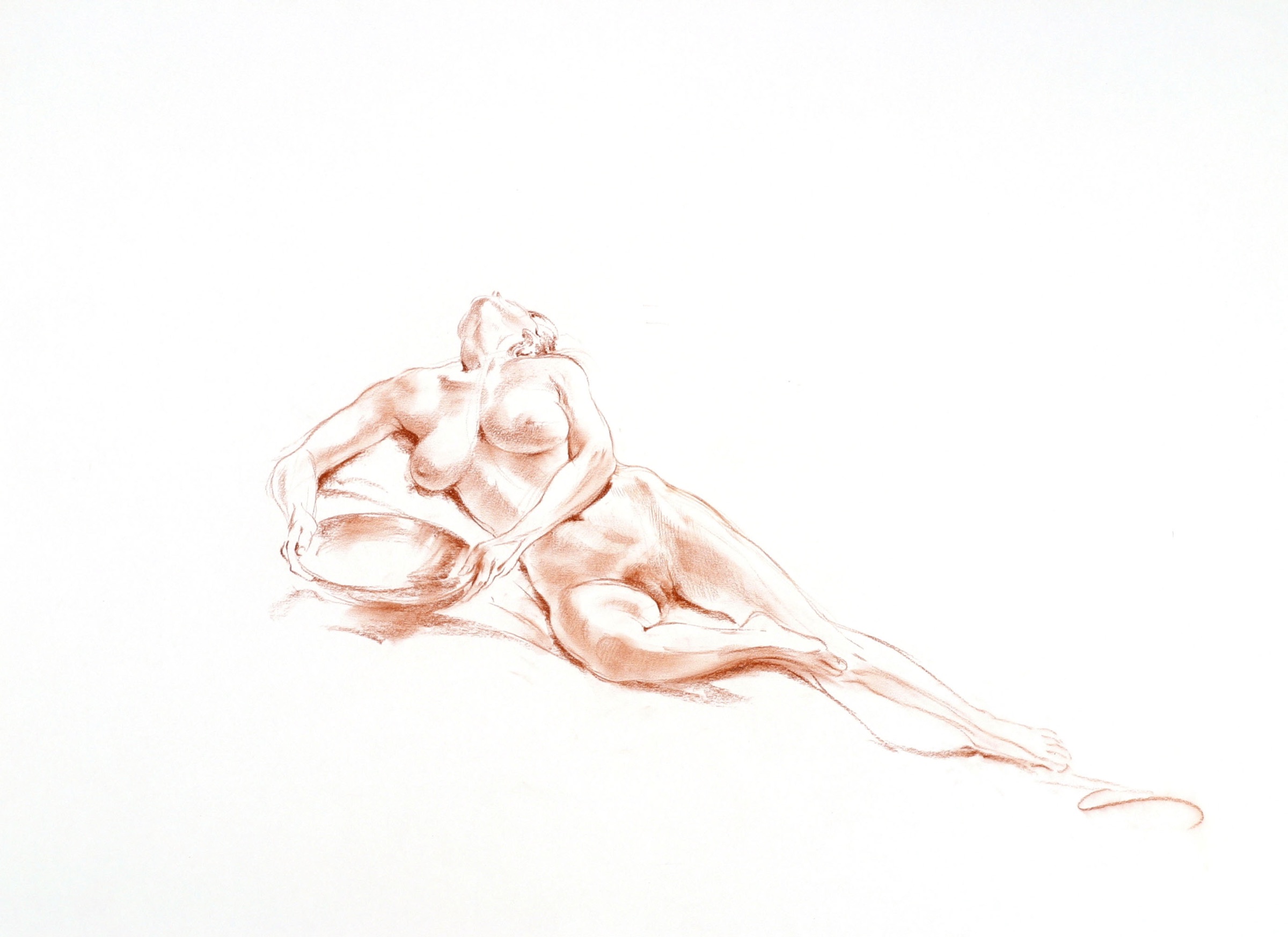 Reclining Woman with Bowl