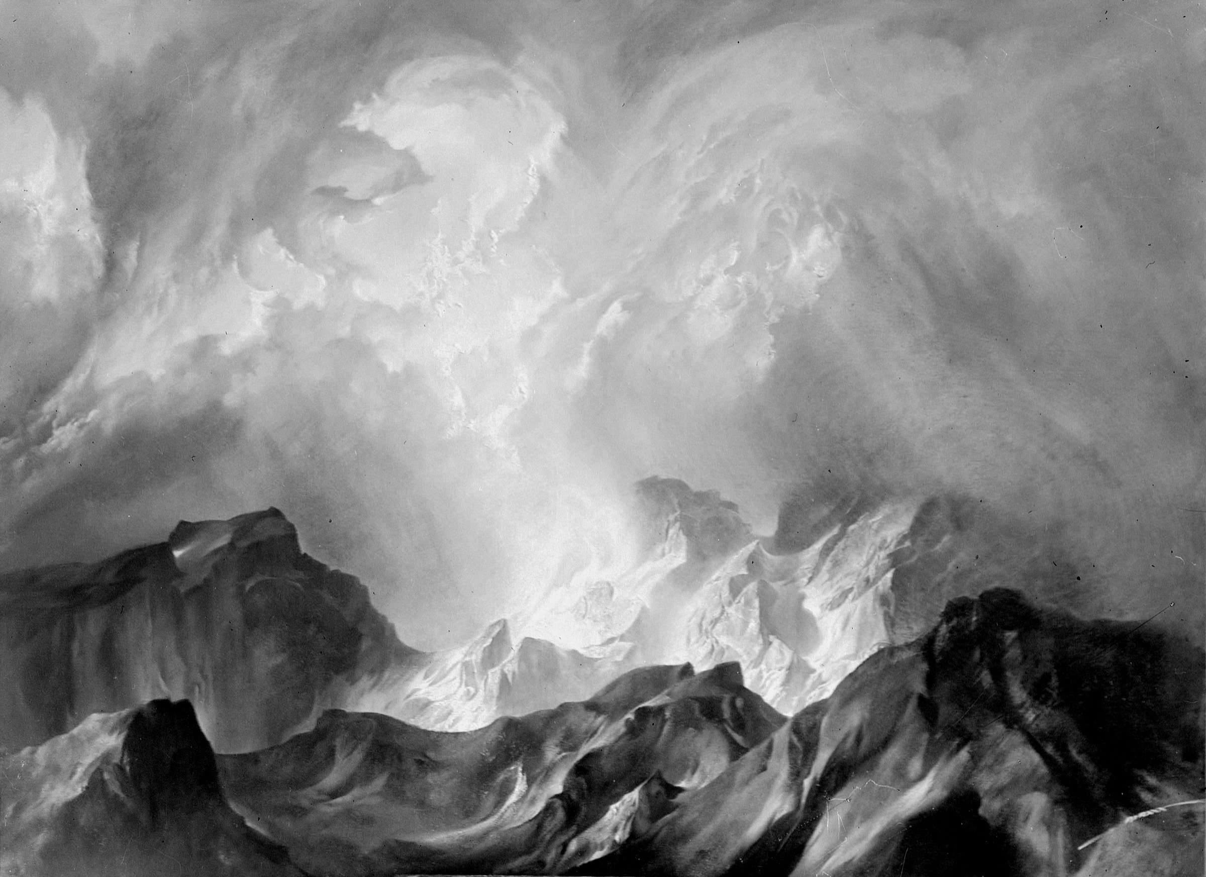Thunderstorm over the Mountains