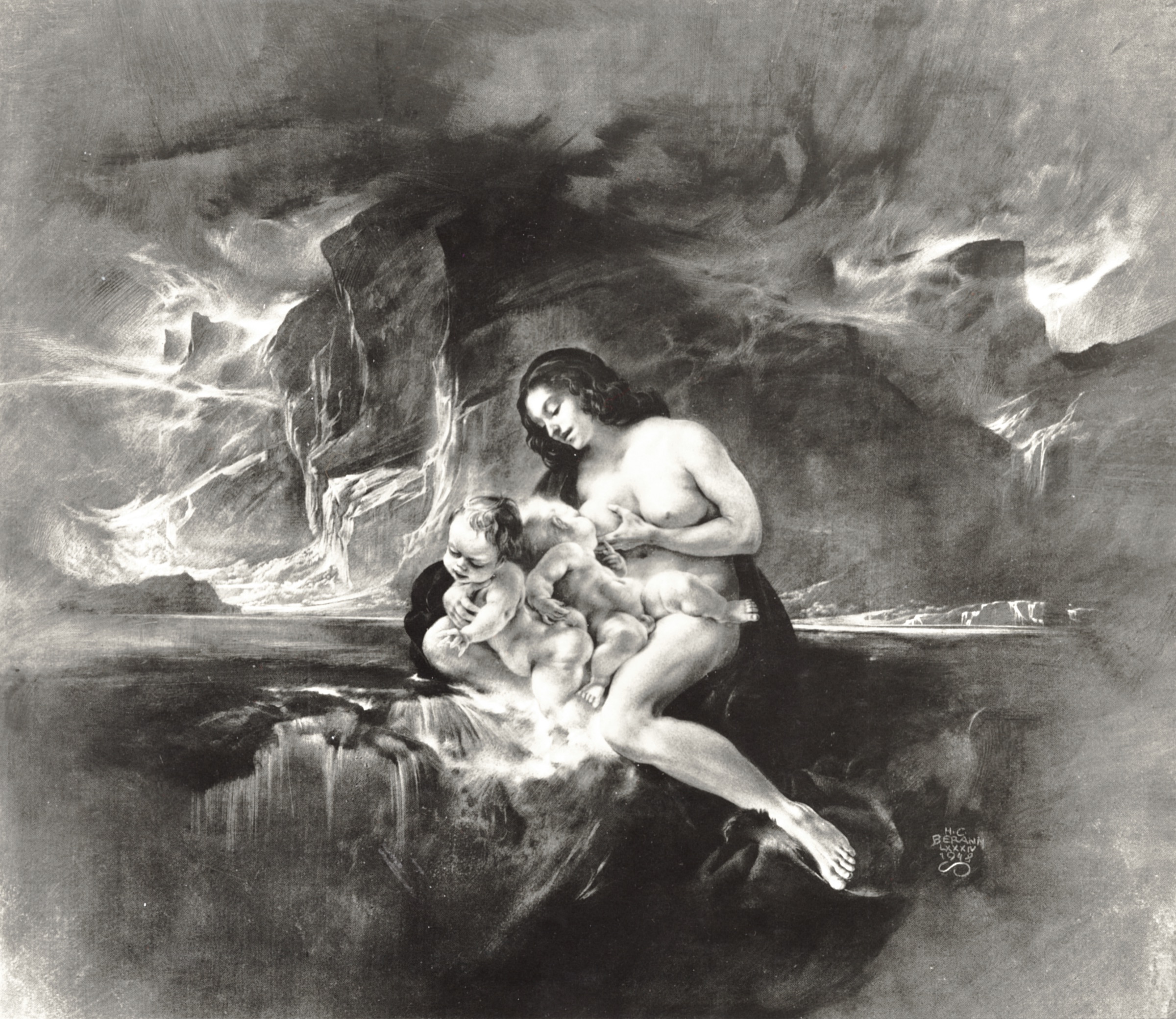 Sternbild-Tryptichon Schwarzkopf