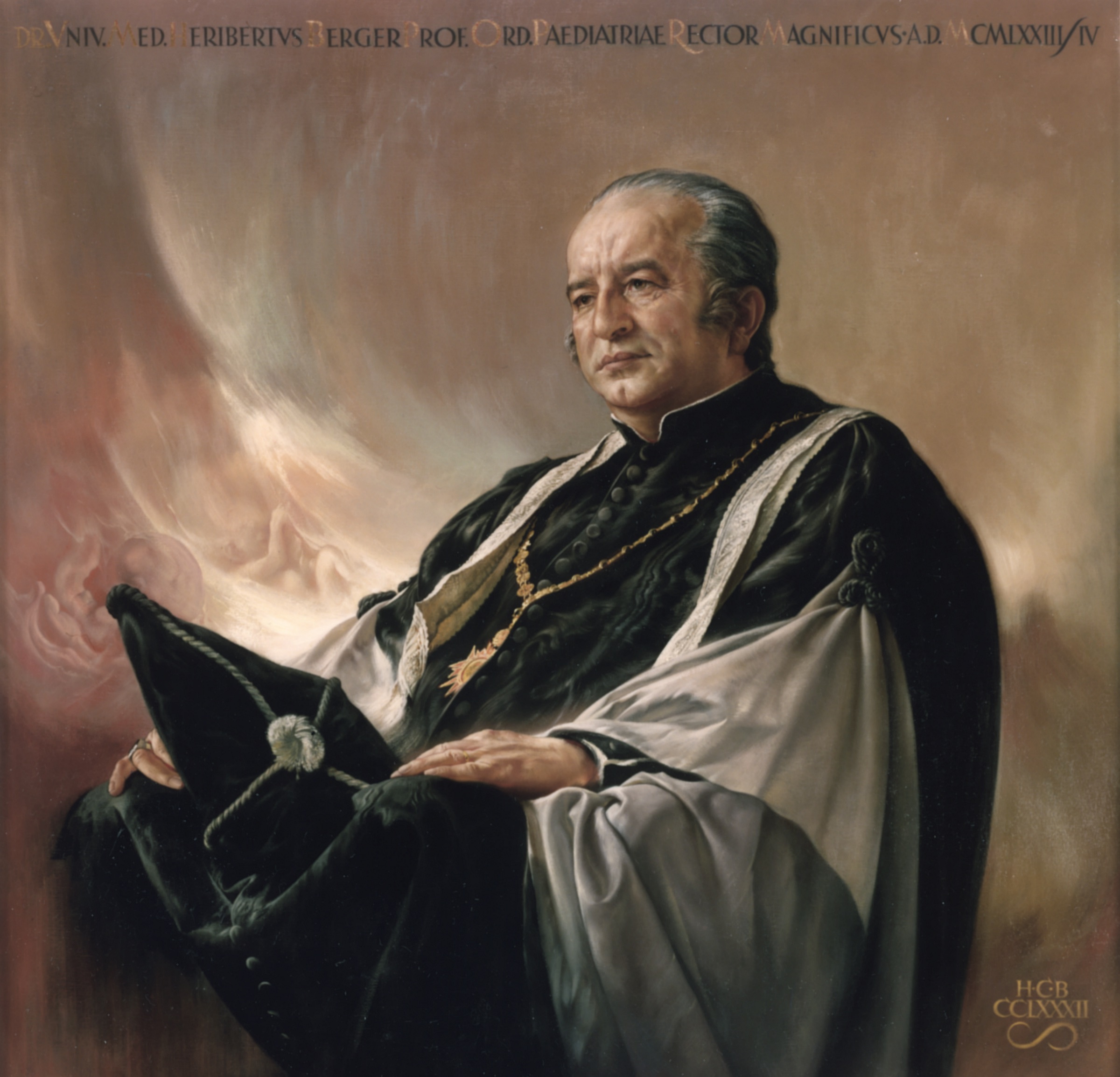 Prof. Heribert Berger, Rector magnificus