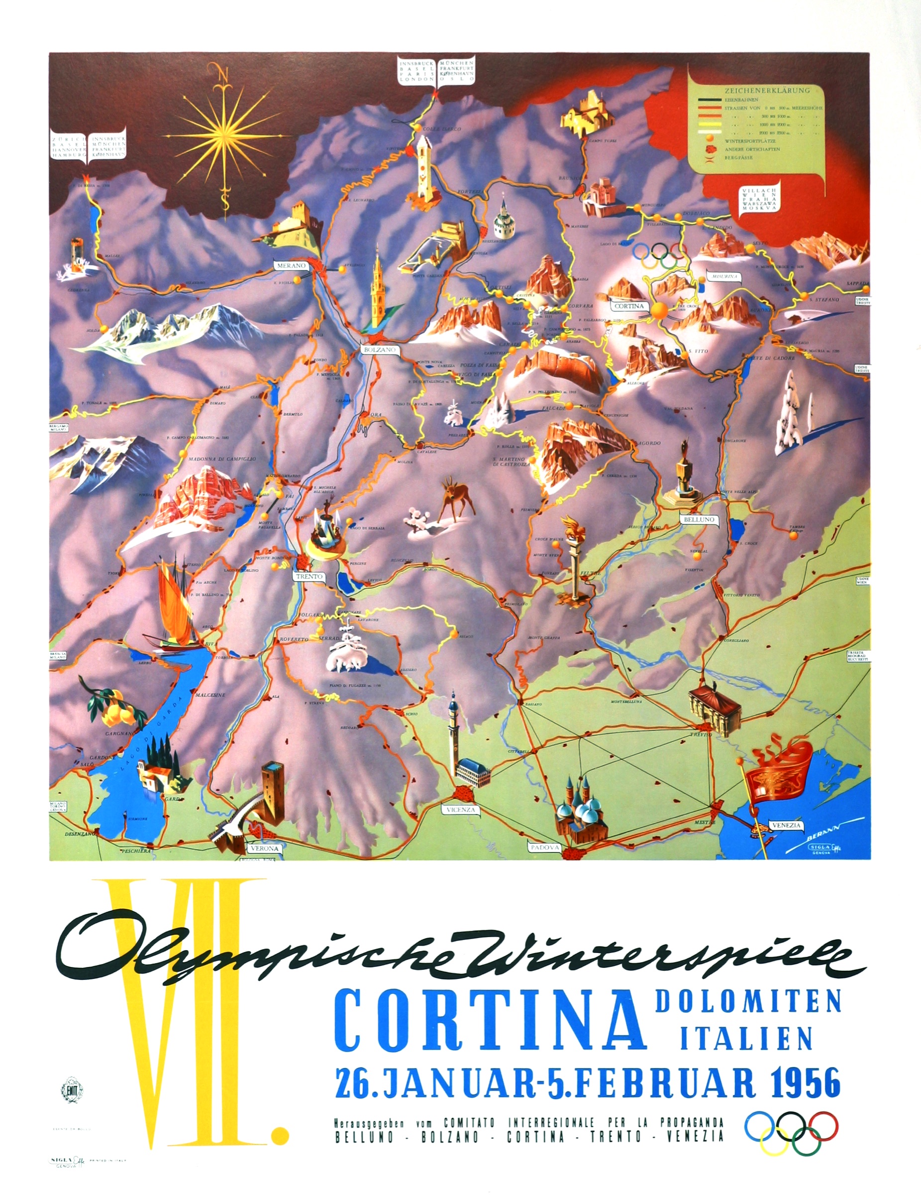 PL_101 VII. Olympische Winterspiele Cortina