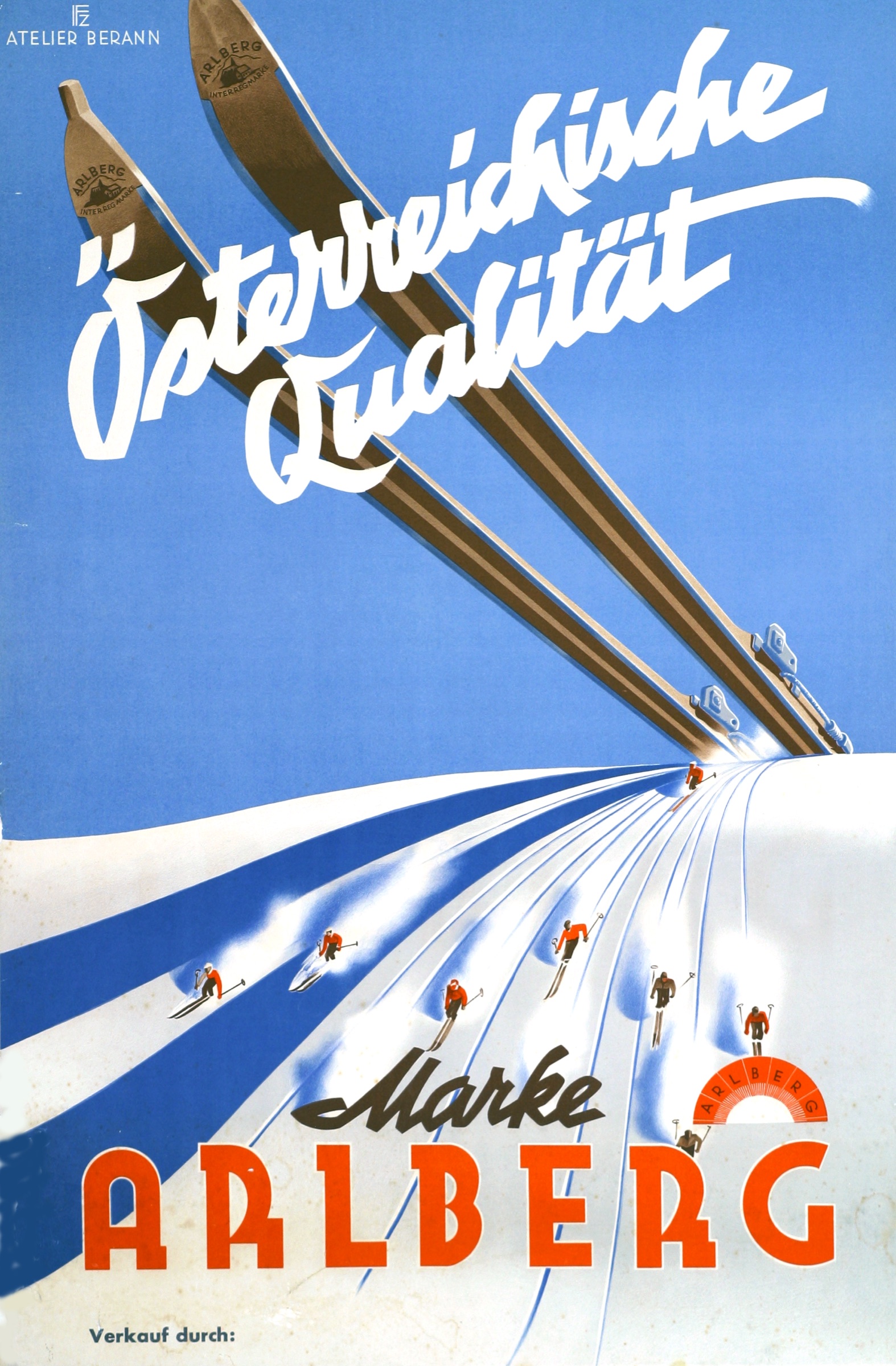 PL_108 Marke Arlberg Skiplakat