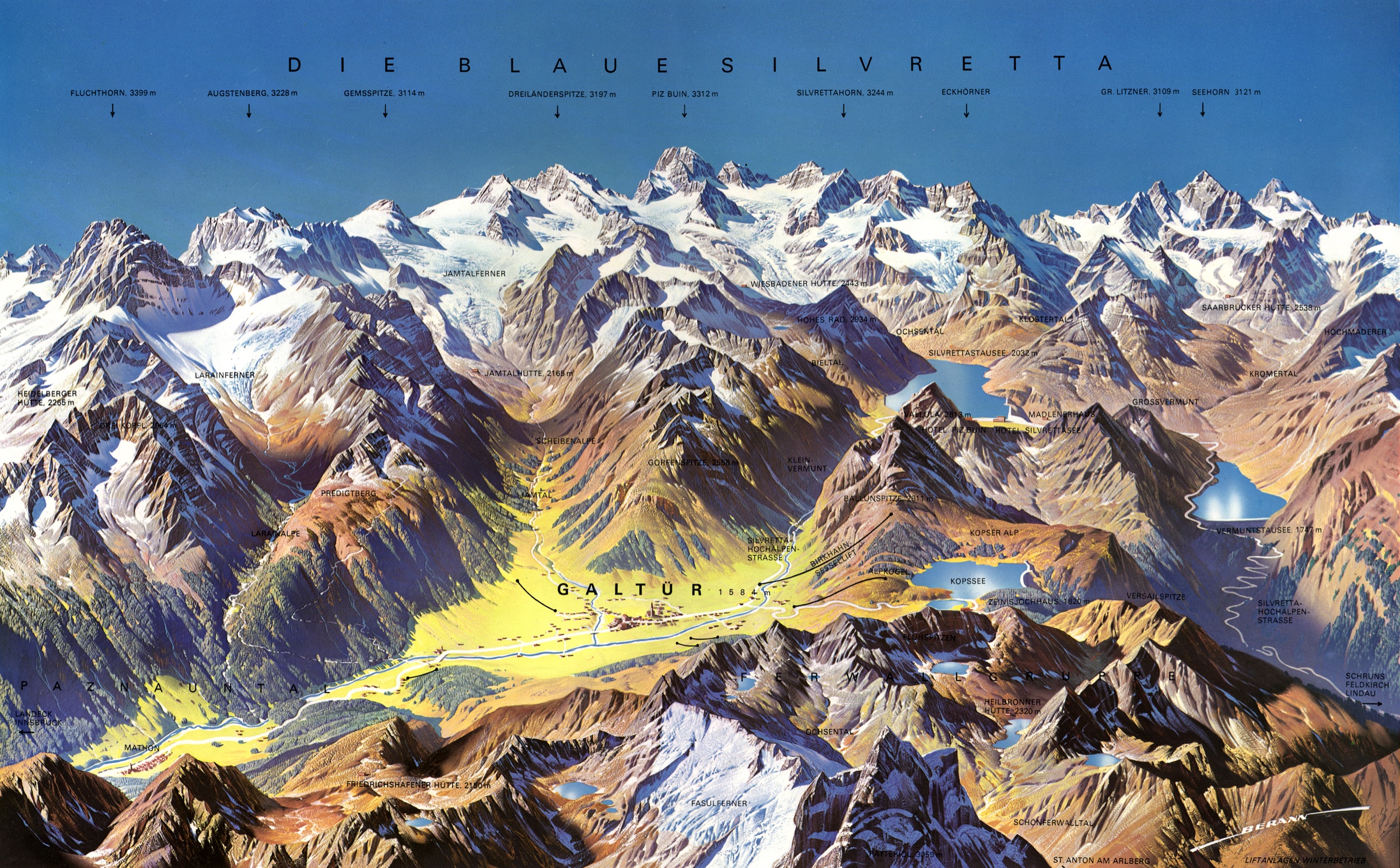 Galtür und die Silvretta,  Summer