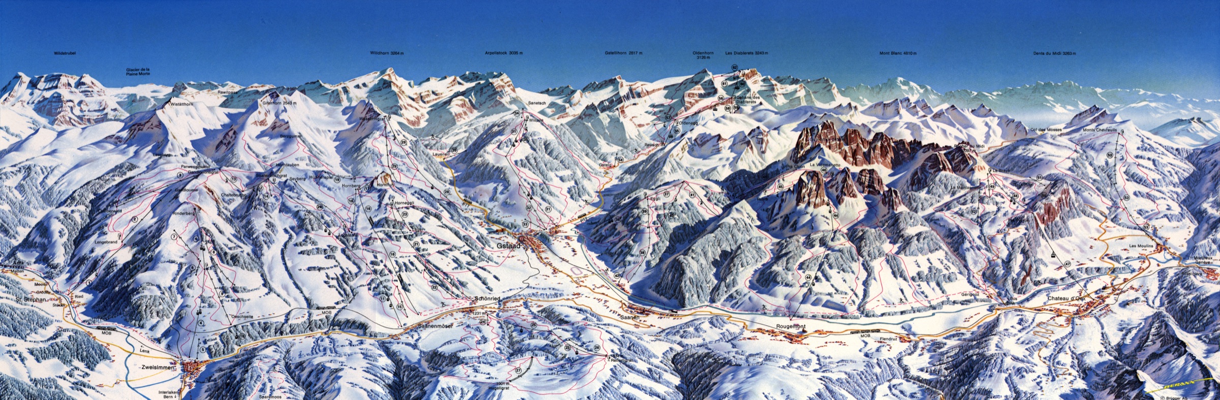 Gstaad, Winter