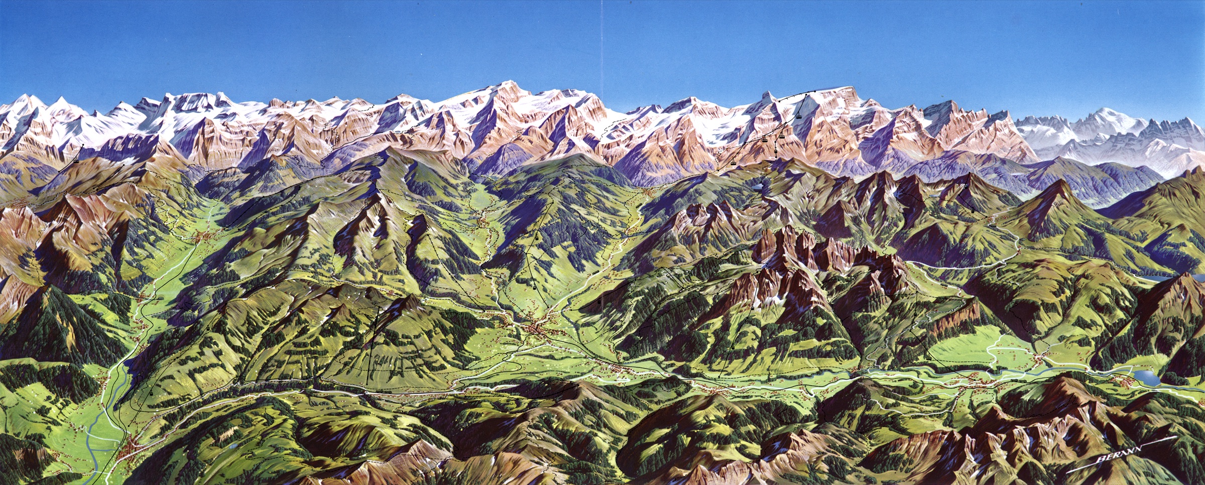Gstaad “The Green Highlands”, Summer Panorama