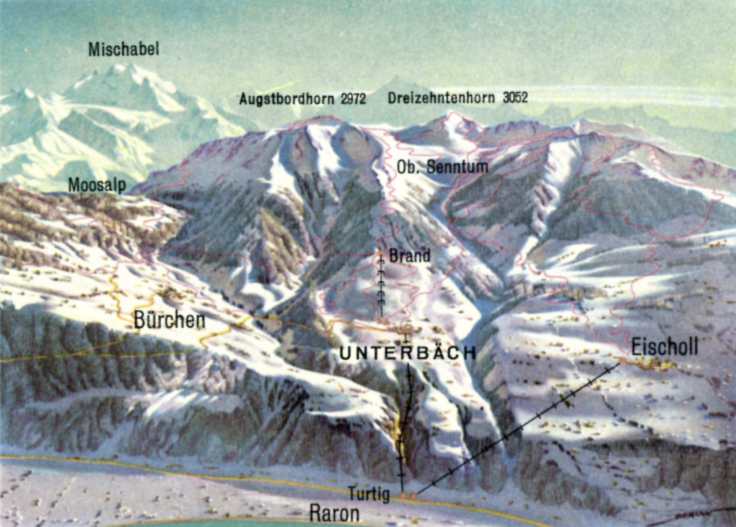 Unterbäch / Wallis Winter 1