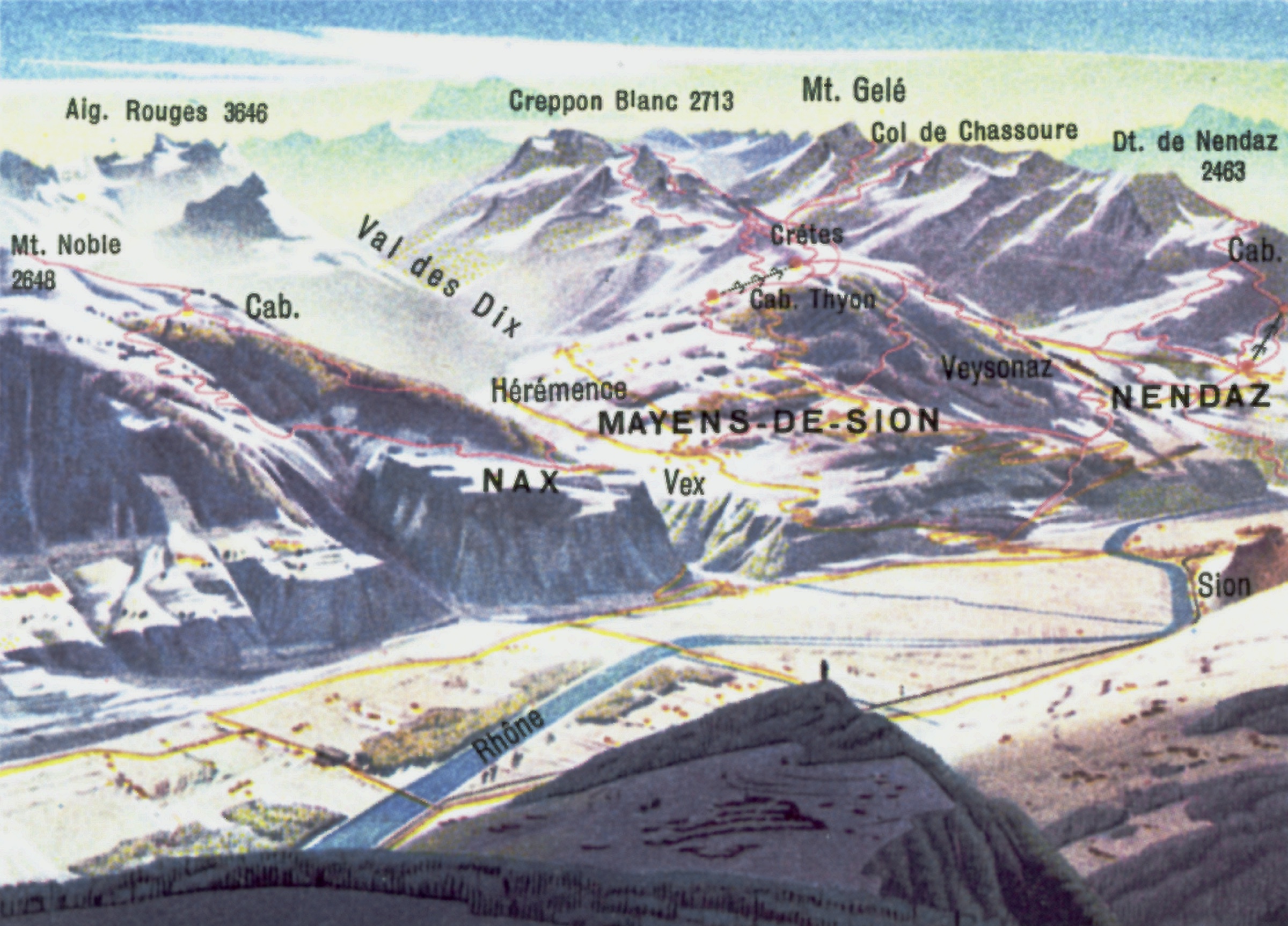 Mayens de Sion, Nendaz / Wallis, Winter 1