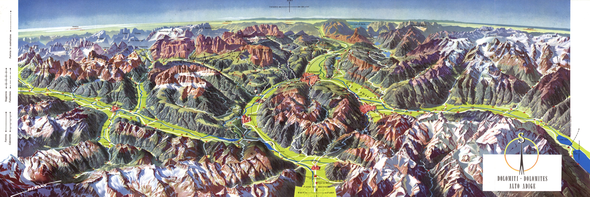 South Tyrol, from North to South