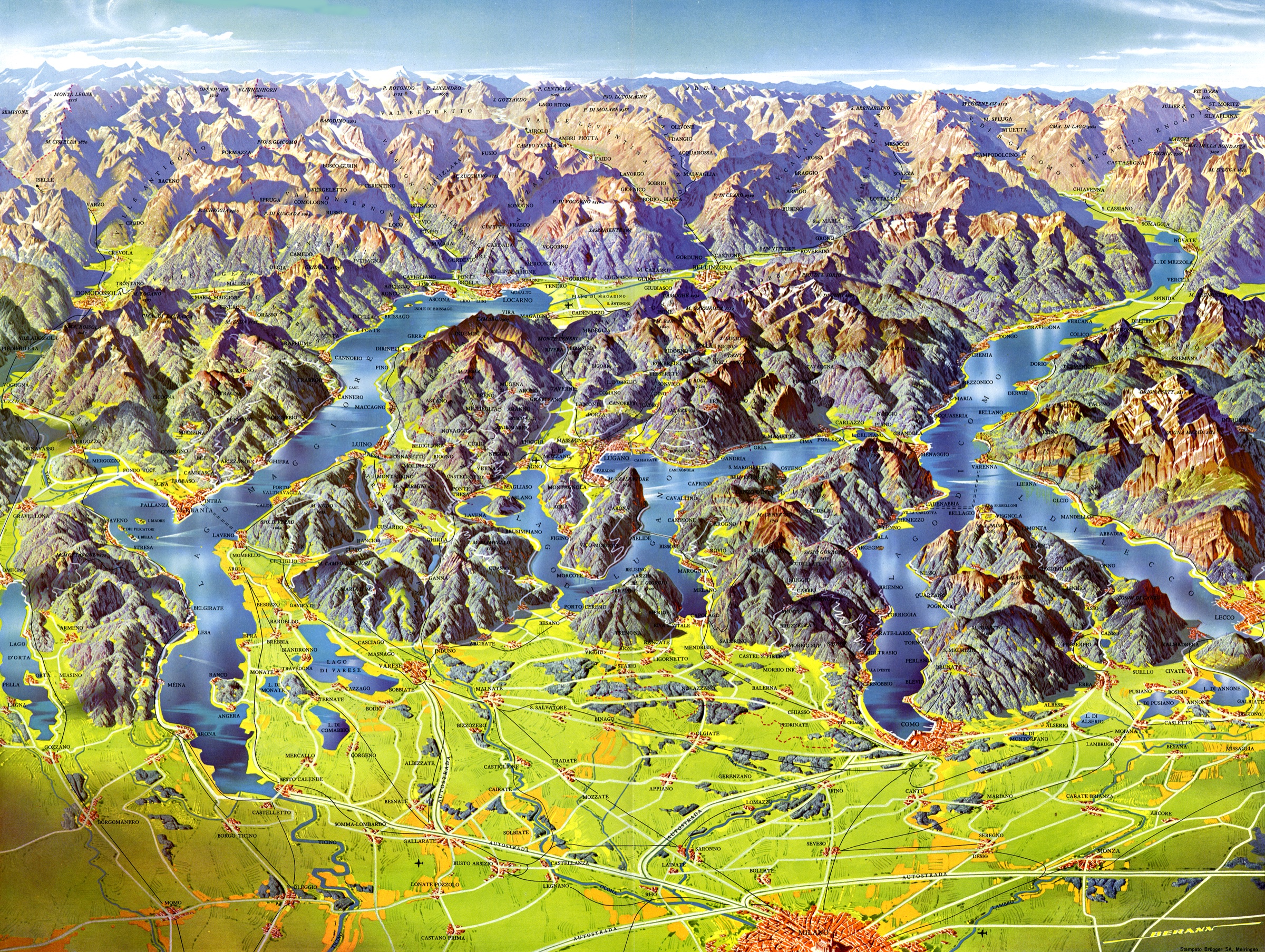 Northern Italian Lakes, Northern Lombardy with Milan