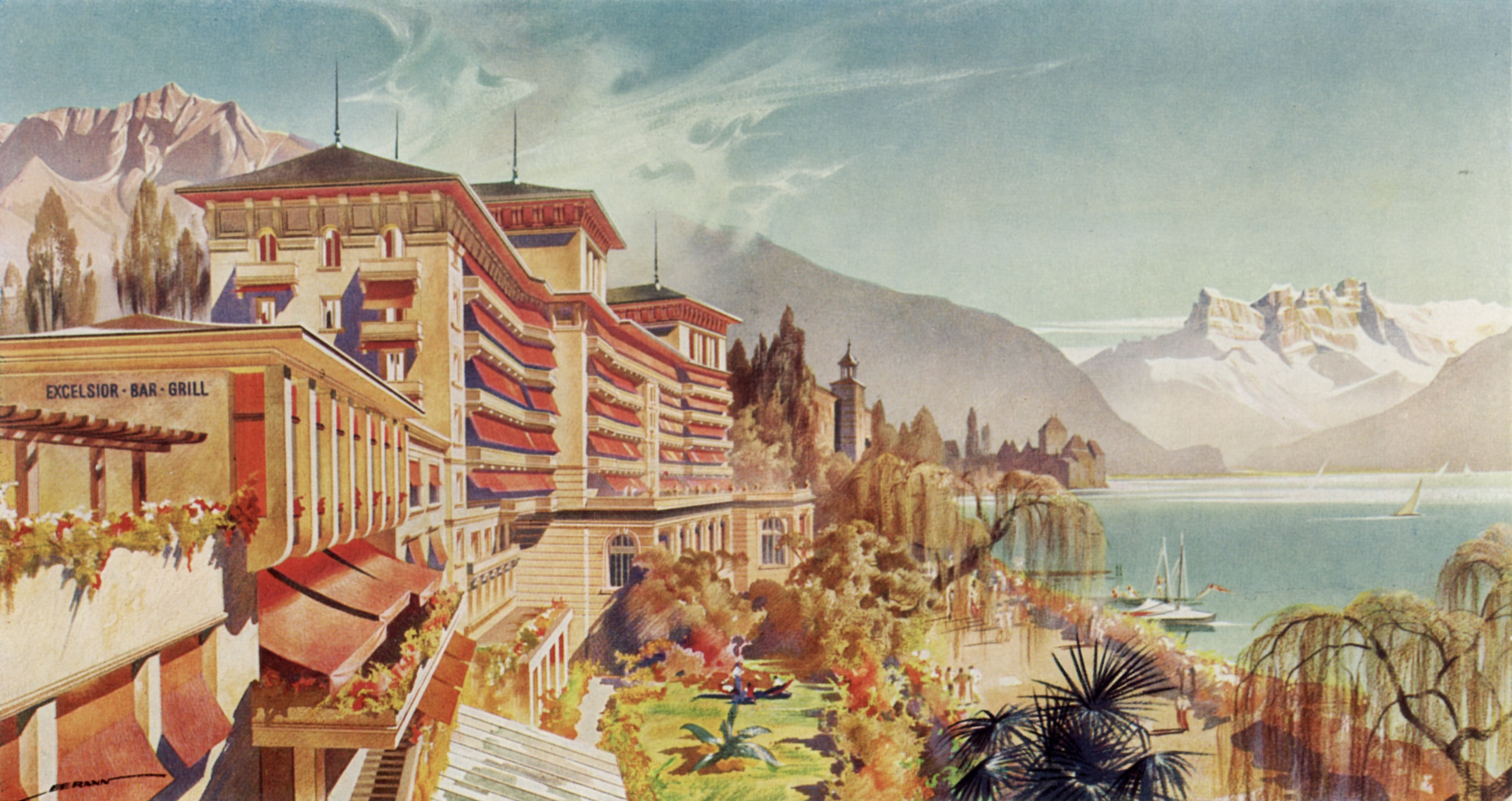 PR_187 Montreux  Hotel Excelsior