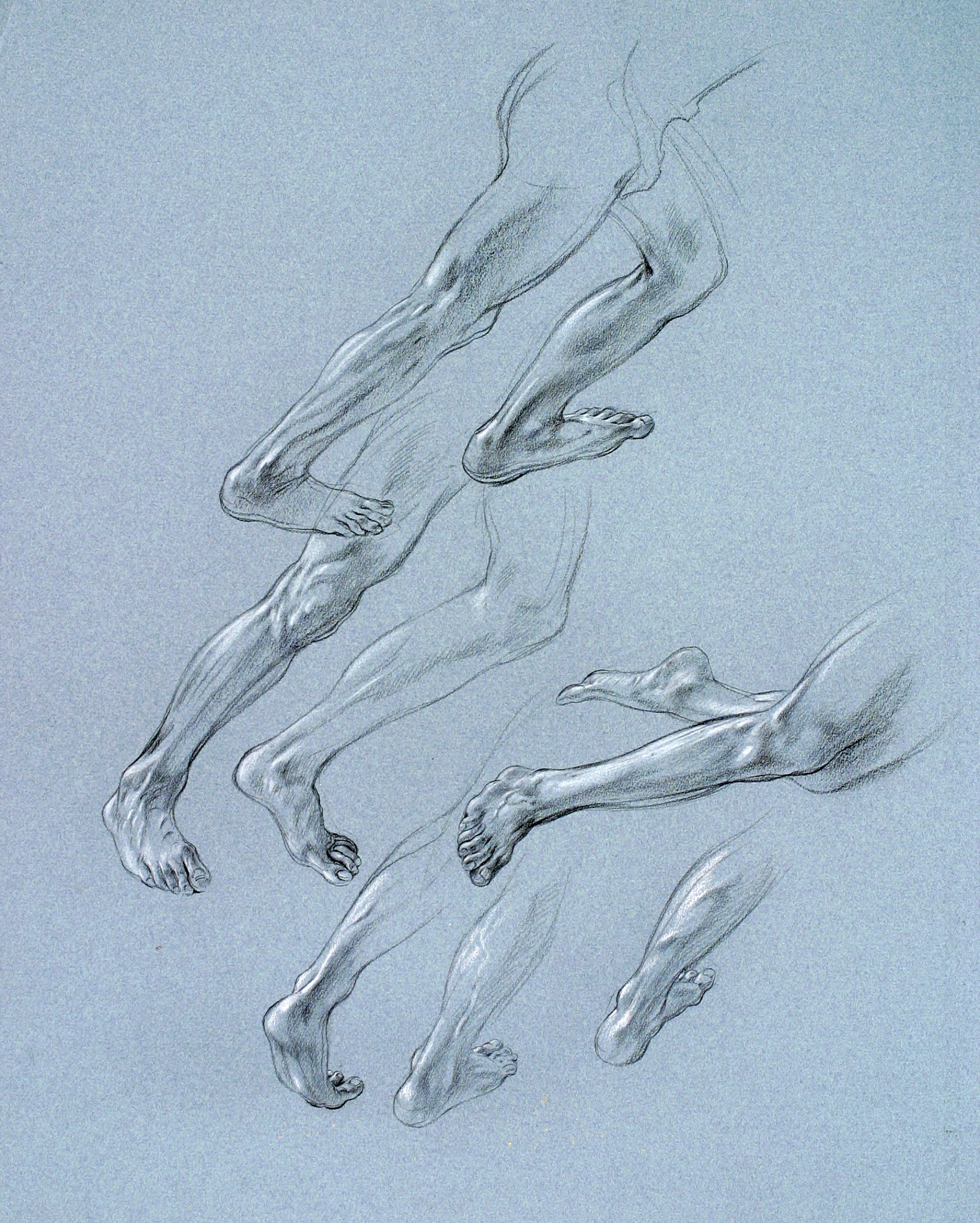 Studies of Legs and Feet
