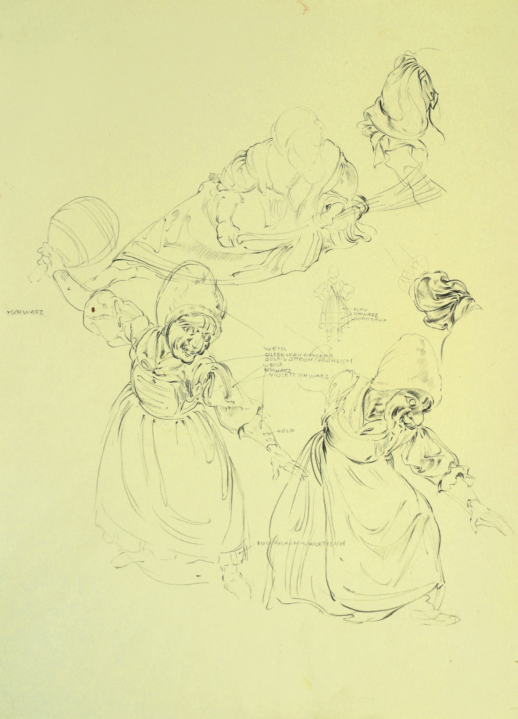 Gestalten beim Schemenlauf,  2