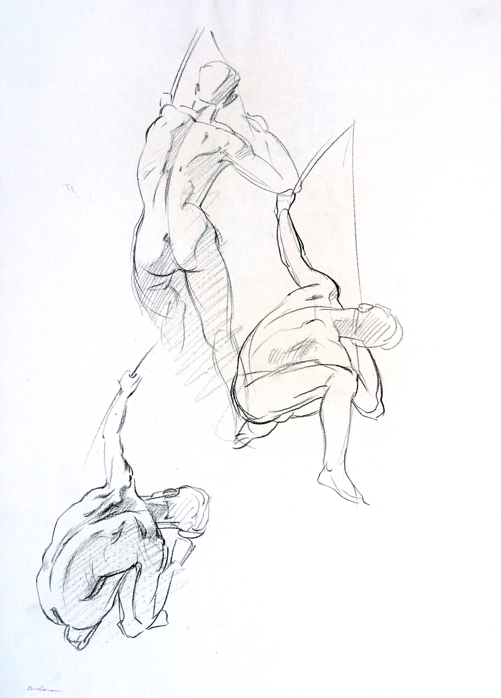 Adam, Studienskizzen zu,  1